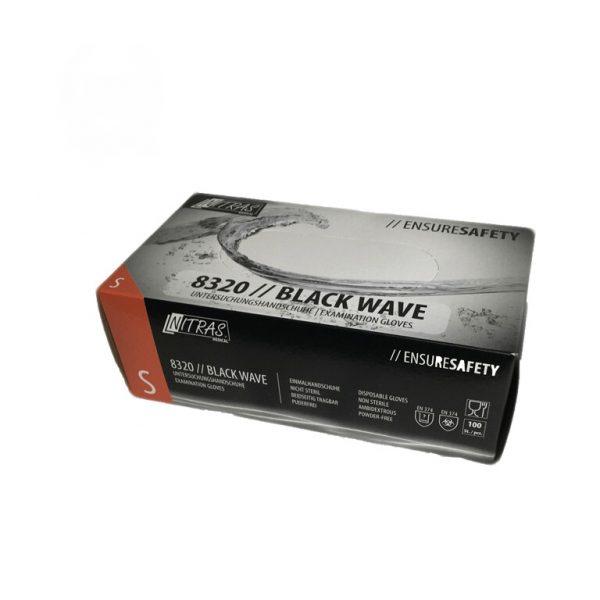 Nitril Einweghandschuh Black Wave 100st