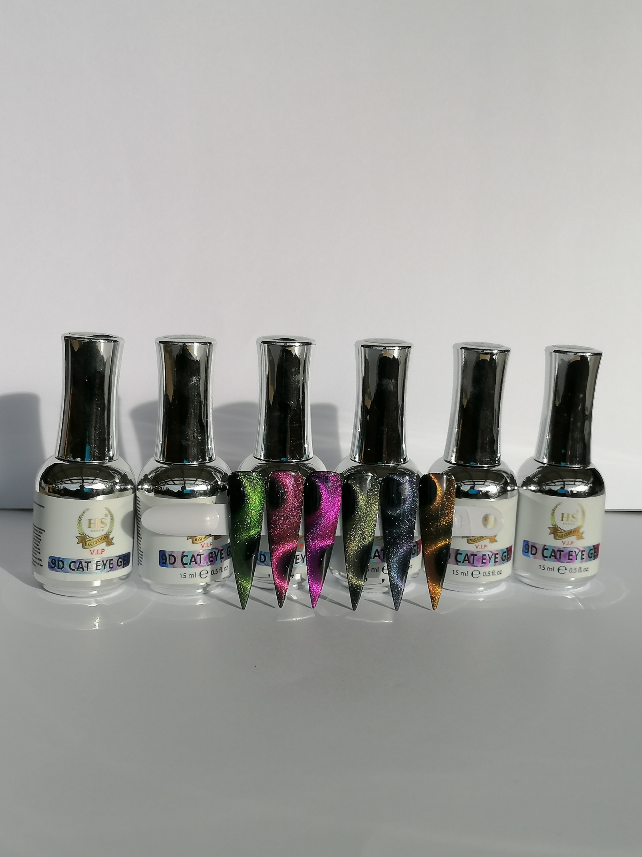 CatEye Gel Set 9D Nailart Gel Nailart all4nails